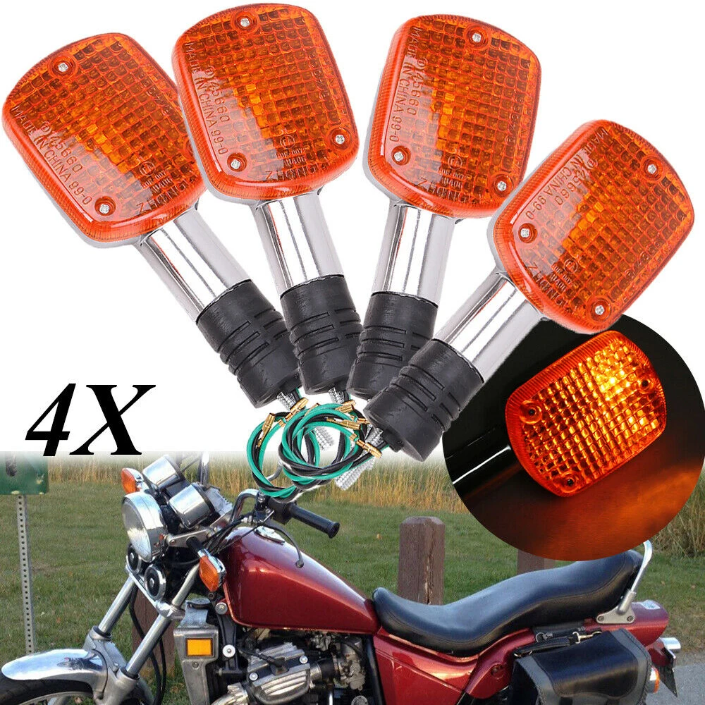 4 шт., универсальные поворотники для мотоцикла Honda Shadow VT400 VT600 VT750 VT1100 MX250 SHADOW VF 750
4 шт., универсальные поворотники для мотоцикла Honda Shadow VT400 VT600 VT750 VT1100 MX250 SHADOW VF 750