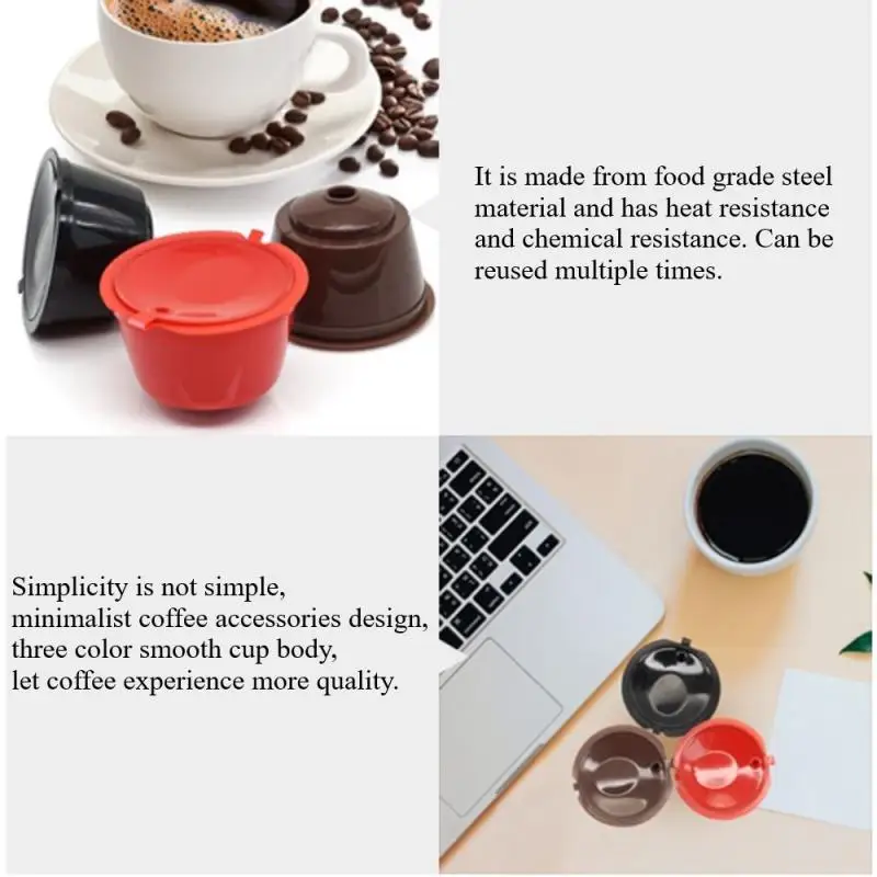 150 PCS Coffee Capsule Nestle Dolce Gusto Capsule Nespresso Refillable Capsule Coffee Filter Cup Reusable Cafe Tools
150 PCS Coffee Capsule Nestle Dolce Gusto Capsule Nespresso Refillable Capsule Coffee Filter Cup Reusable Cafe Tools