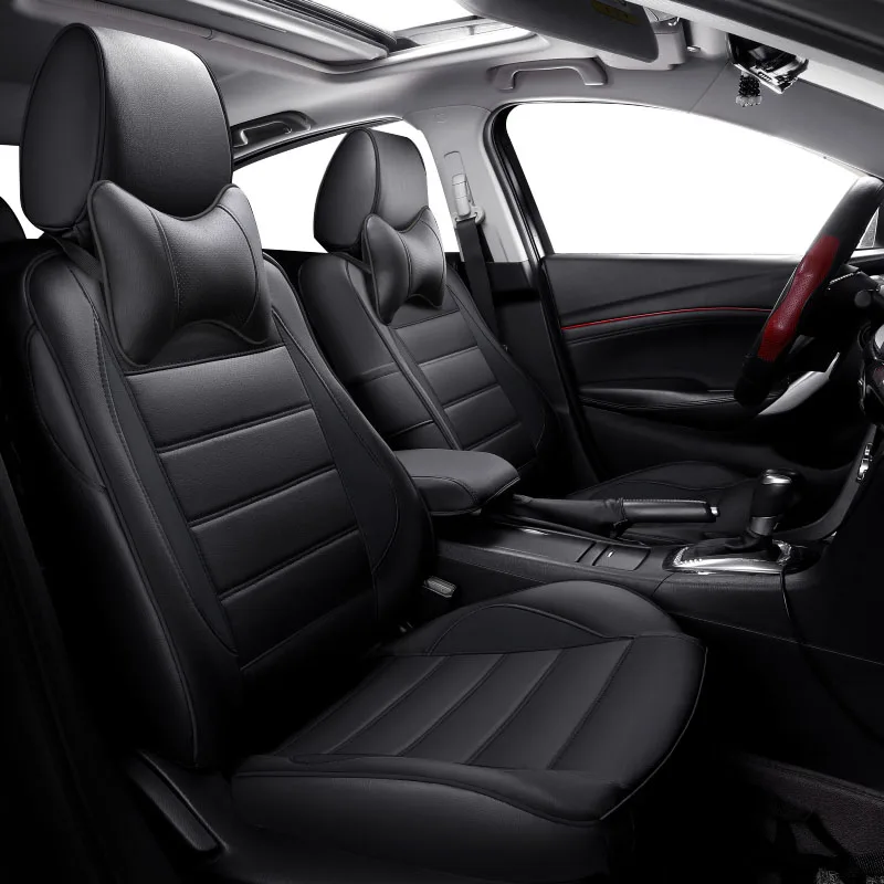 

Кожаный чехол на автомобильное сиденье для Dodge Journey Caliber Avenger Challenger зарядное устройство аксессуары чехлы на сиденья