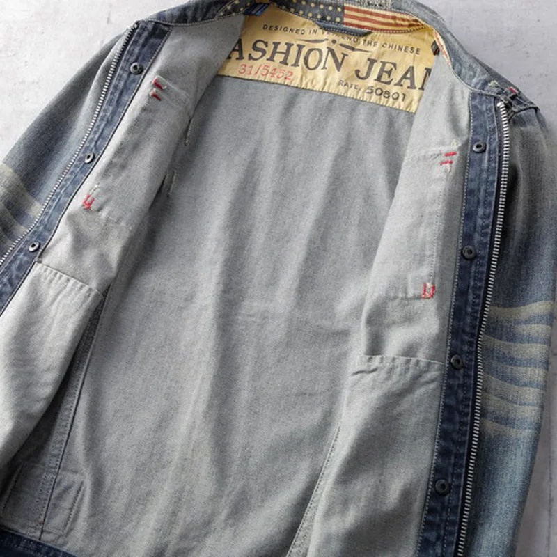 100% Cotton 2020 High Quality New Denim jacket Moto clothing Make old slim top jacket denim American Clothes plus size M-5XL
100% Cotton 2020 High Quality New Denim jacket Moto clothing Make old slim top jacket denim American Clothes plus size M-5XL