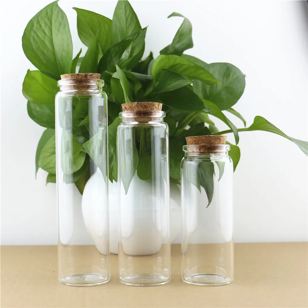 12PCS/lot 150ml/200ml/240ml Glass Bottles with Cork Stopper Spice Candy Bottle Jars Glass Container
12PCS/lot 150ml/200ml/240ml Glass Bottles with Cork Stopper Spice Candy Bottle Jars Glass Container