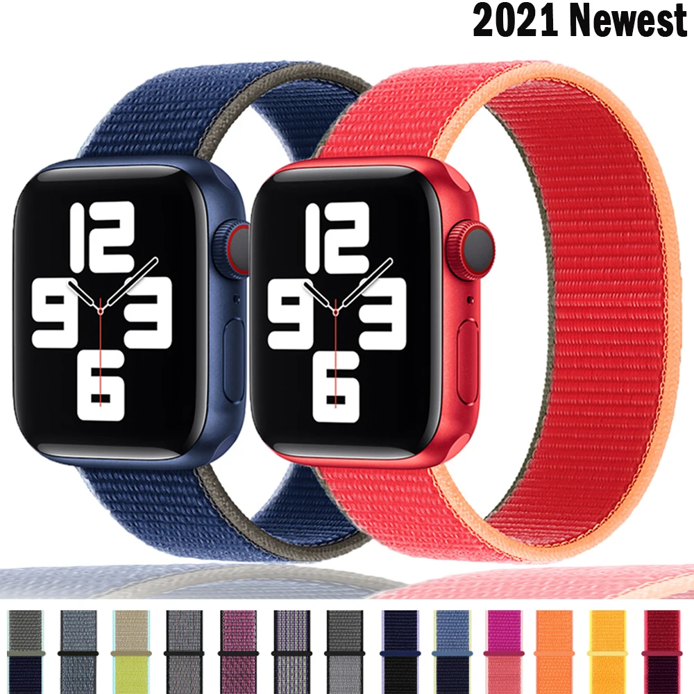 Ремешок нейлоновый для Apple watch band 44 мм 40 мм iWatch 42 мм 38 мм, браслет-петля для Apple watch Se 6 5 4 3 band
Ремешок нейлоновый для Apple watch band 44 мм 40 мм iWatch 42 мм 38 мм, браслет-петля для Apple watch Se 6 5 4 3 band