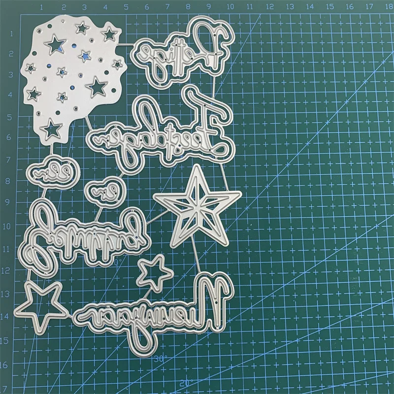 Christmas Star Metal Cutting Dies Scrapbooking For Card Making Metal Craft Dies Alphabet Die Cuts Card Embossing New Arrival
Christmas Star Metal Cutting Dies Scrapbooking For Card Making Metal Craft Dies Alphabet Die Cuts Card Embossing New Arrival