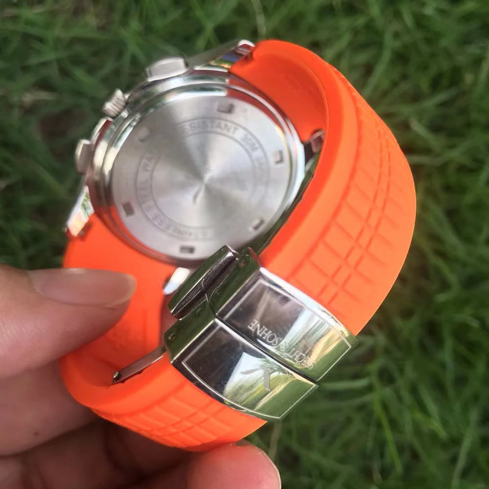 Спортивные часы для мужчин от ведущего бренда Роскошные наручные с резиновым