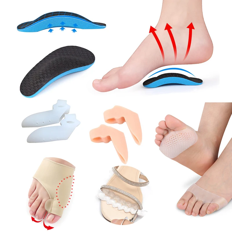 2Pair Silicone Orthopedic Flatfoot Insole Corrector Relief Pain Shoe Insoles Cushion Pad Hallux Valgus Toe Separator Foot Care
2Pair Silicone Orthopedic Flatfoot Insole Corrector Relief Pain Shoe Insoles Cushion Pad Hallux Valgus Toe Separator Foot Care