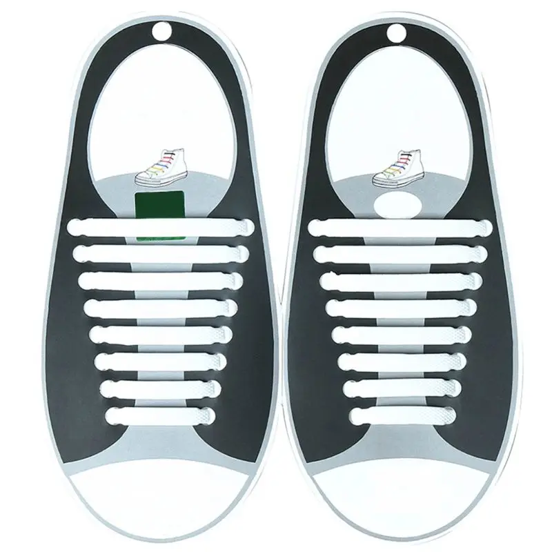 No Tie Shoelaces for Kids and Adults. Elastic Silicone Shoe Laces to Replace Your Shoe Strings. 12 Slip On Tieless Flat Silicon
No Tie Shoelaces for Kids and Adults. Elastic Silicone Shoe Laces to Replace Your Shoe Strings. 12 Slip On Tieless Flat Silicon