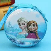 Disney Cartoon Frozen Children Coin Purse Elsa Doll Accessories Mickey Hard Shell Headphone Storage Box Key Princess Girl Gift