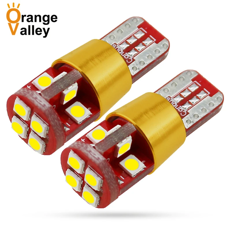 2PCS Car LED T10 Led Canbus W5W Led Bulbs 168 194 12 SMD 3030 LED Dome Reading Lamp Interior Lights Auto 9-30v
2PCS Car LED T10 Led Canbus W5W Led Bulbs 168 194 12 SMD 3030 LED Dome Reading Lamp Interior Lights Auto 9-30v