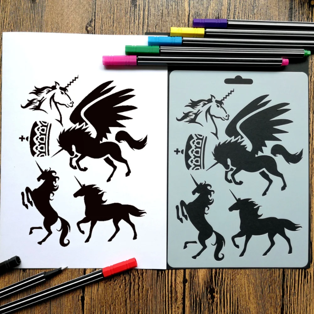 8pcs Reusable Animal Pattern Templates Stencils for DIY Craft Embellishment
8pcs Reusable Animal Pattern Templates Stencils for DIY Craft Embellishment