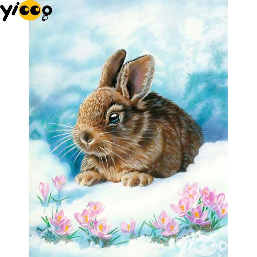 Full Square/Round Drill Diamond Painting Cross Stitch Embroidery Rabbit in Snow Rhinestone Mosaic Home Decor Gift AX2381
Full Square/Round Drill Diamond Painting Cross Stitch Embroidery Rabbit in Snow Rhinestone Mosaic Home Decor Gift AX2381