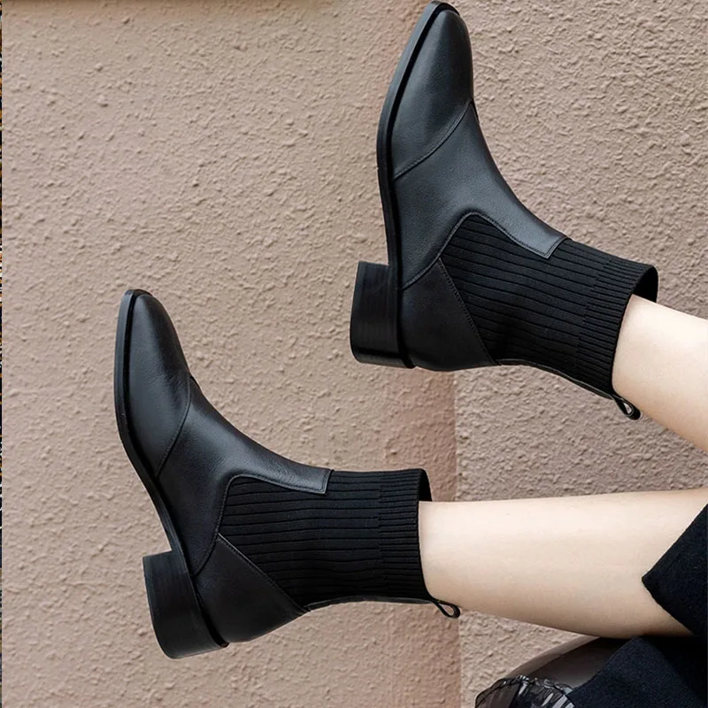 Женские ботильоны, вязаные эластичные туфли-лодочки без застежек, с квадратным носком, на толстой подошве, на среднем каблуке, однотонная мо...
Женские ботильоны, вязаные эластичные туфли-лодочки без застежек, с квадратным носком, на толстой подошве, на среднем каблуке, однотонная мо...