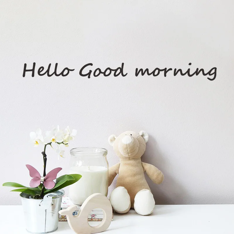 Good Morning Sunshine Wall Decal Art Vinyl Stickers for Kids Rooms Home Decor Nordic Style Home Decoration Wall Mural
Good Morning Sunshine Wall Decal Art Vinyl Stickers for Kids Rooms Home Decor Nordic Style Home Decoration Wall Mural