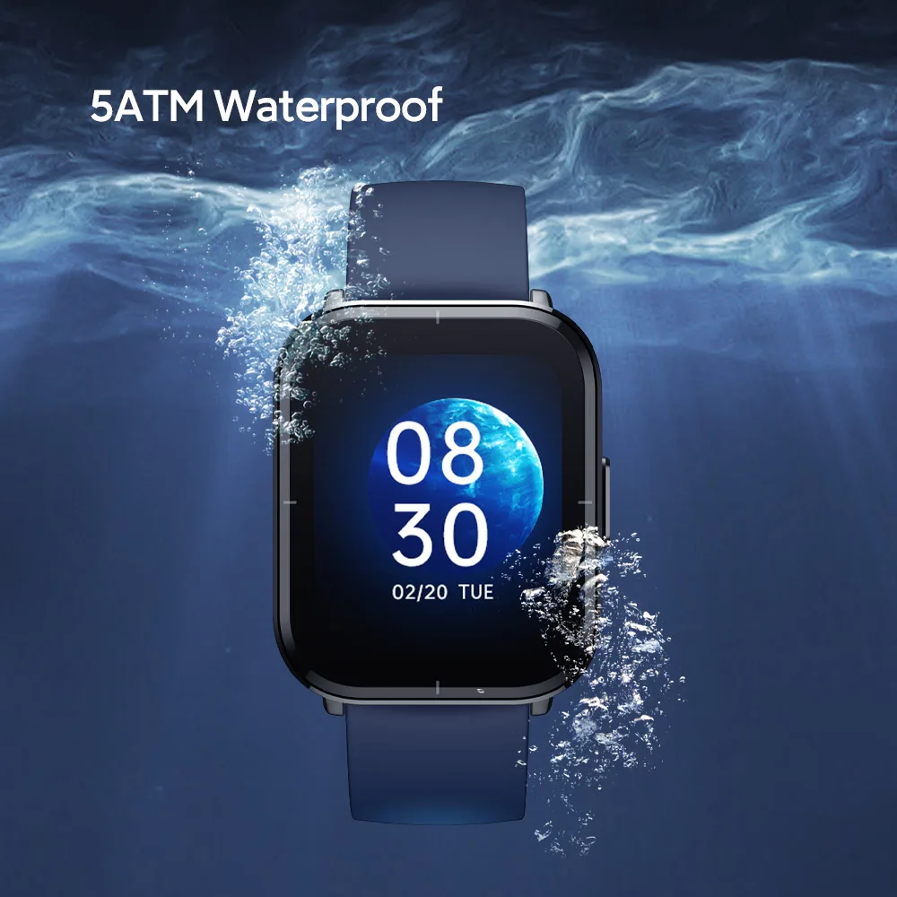 Mibro цветные умные часы 5ATM водонепроницаемый пульсометр батарея 270mAh Смарт-часы IOS