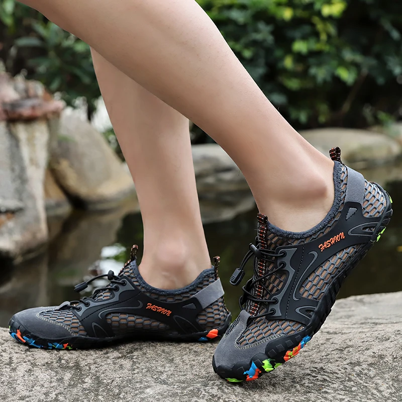 Summer Breathable Men Hiking Shoes Suede Mesh Outdoor Men Sneakers Climbing Shoes Men Sport Shoes Quick-dry Water Shoes
Summer Breathable Men Hiking Shoes Suede Mesh Outdoor Men Sneakers Climbing Shoes Men Sport Shoes Quick-dry Water Shoes
