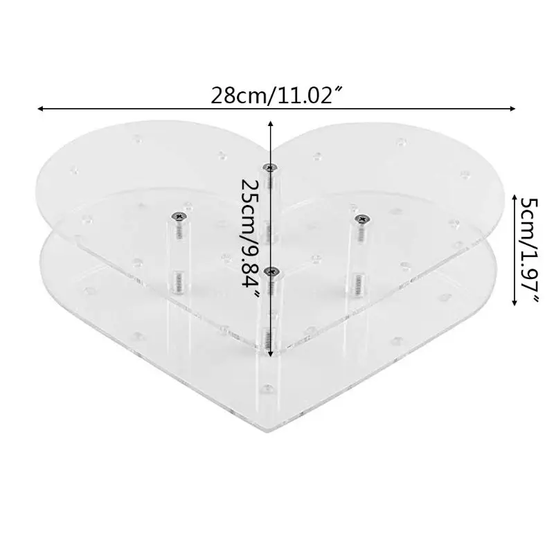 29 Holes Clear Acrylic Heart Shaped Lollipop Display Stand Cake Dessert Storage Holder Wedding Party Birthday Supplies
29 Holes Clear Acrylic Heart Shaped Lollipop Display Stand Cake Dessert Storage Holder Wedding Party Birthday Supplies