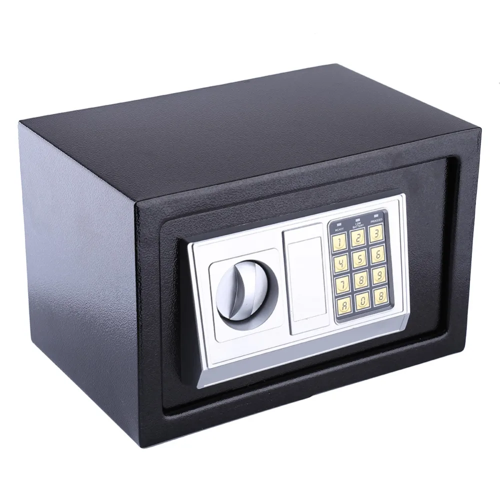 6.4L/8.5L/16L Security Lock Storage Box Digital Safe for Home Office Safety keep Cash Jewelry Documents | Инструменты