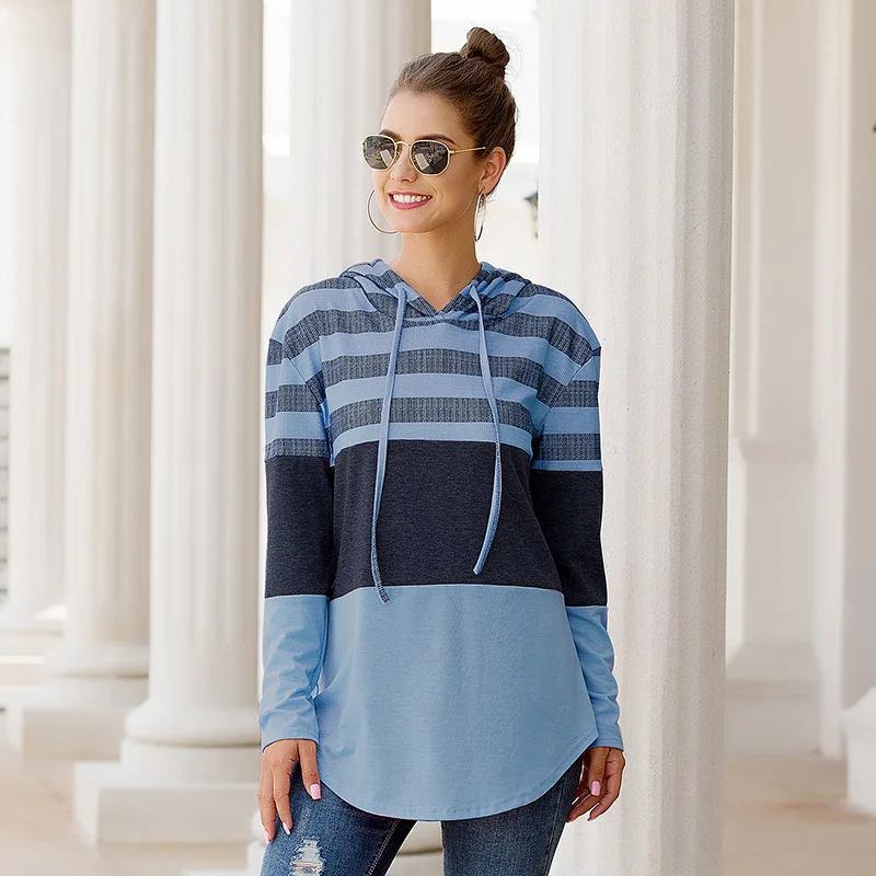 Autumn Casual Sports Clothes Hoodies Loose Stripe Print Long sleeve Sweatshirt Womens Winter Aesthetic Fashion Tops
Autumn Casual Sports Clothes Hoodies Loose Stripe Print Long sleeve Sweatshirt Womens Winter Aesthetic Fashion Tops