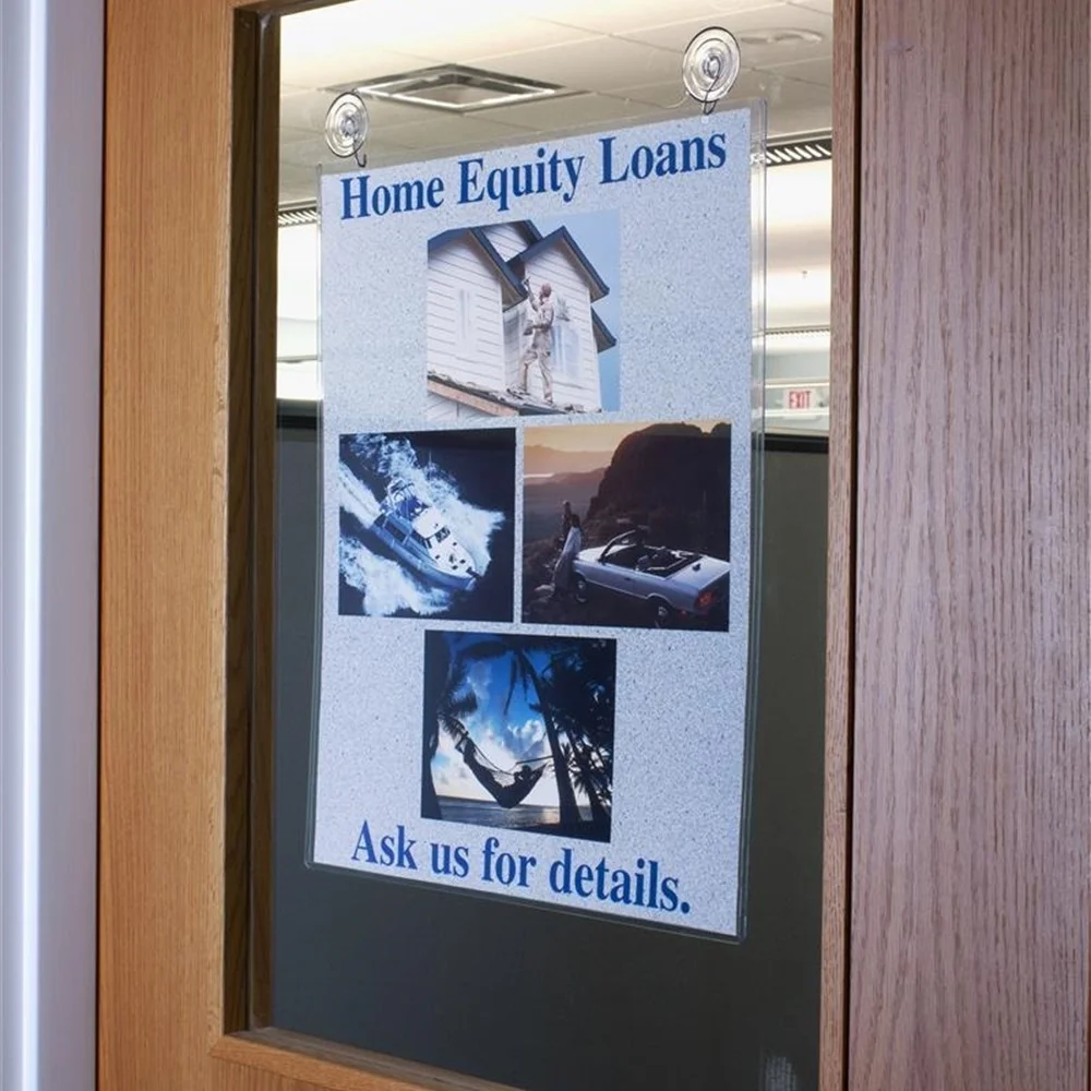 A3 Glass Door Notice Poster Cover Wall Or Window Adhesive Tape And Suction Cups Sign Holder
A3 Glass Door Notice Poster Cover Wall Or Window Adhesive Tape And Suction Cups Sign Holder