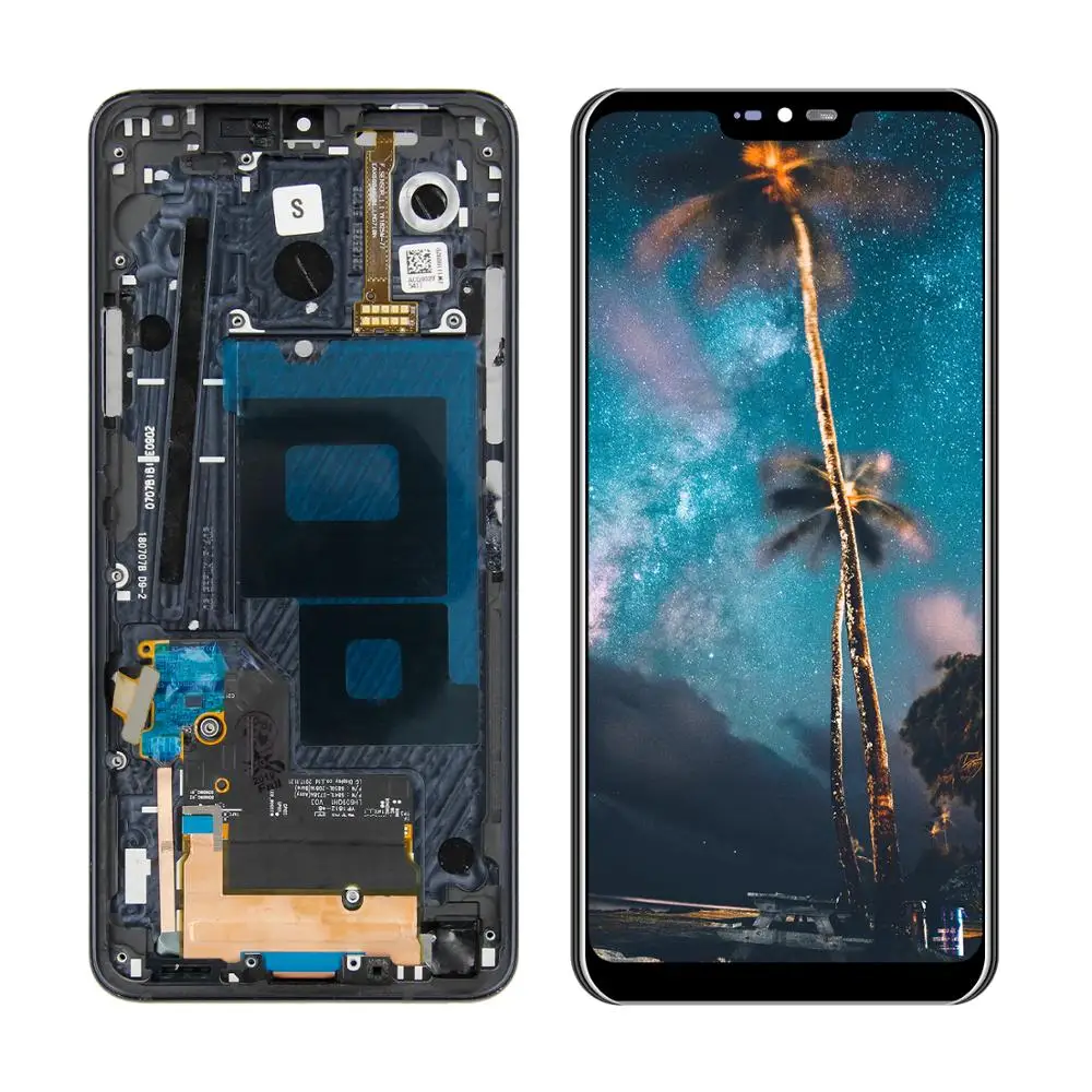 For LG G7 LCD G710 G710EM G710PM G710VMP LCD Display Touch Screen Assembly Digitizer Frame For LG G7 ThinQ LCD Replacement
For LG G7 LCD G710 G710EM G710PM G710VMP LCD Display Touch Screen Assembly Digitizer Frame For LG G7 ThinQ LCD Replacement