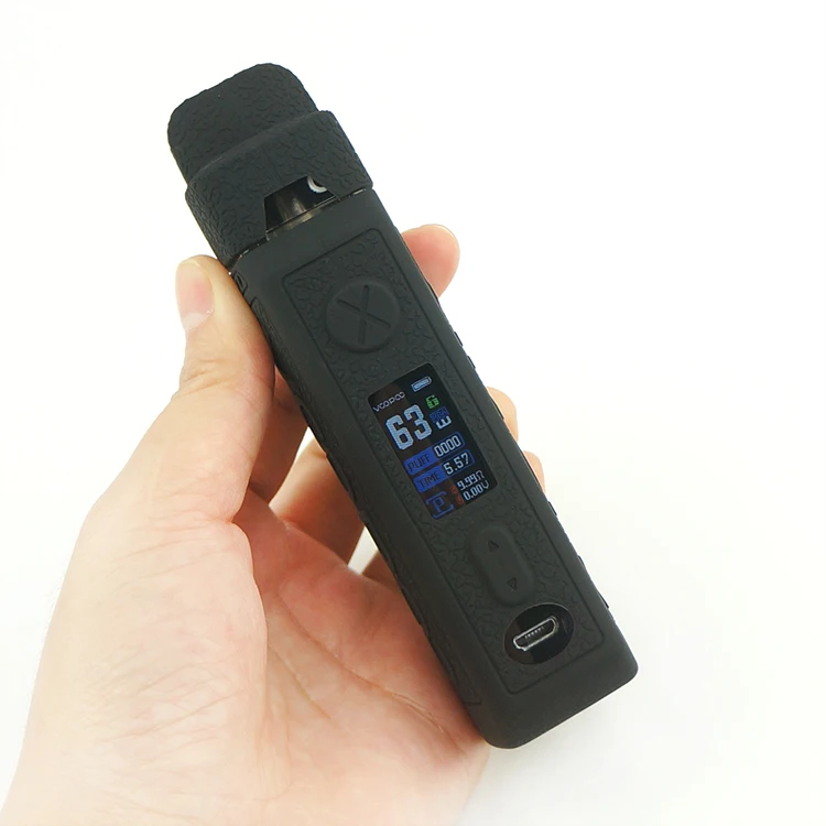 Силиконовый чехол для вейпа VOOPOO Vinci X 70w pod mod kit Текстурная кожа нескользящая