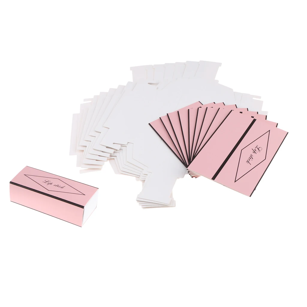 10 Pieces Lipstick Pack Box Reusable Paper Packaging for DIY
10 Pieces Lipstick Pack Box Reusable Paper Packaging for DIY