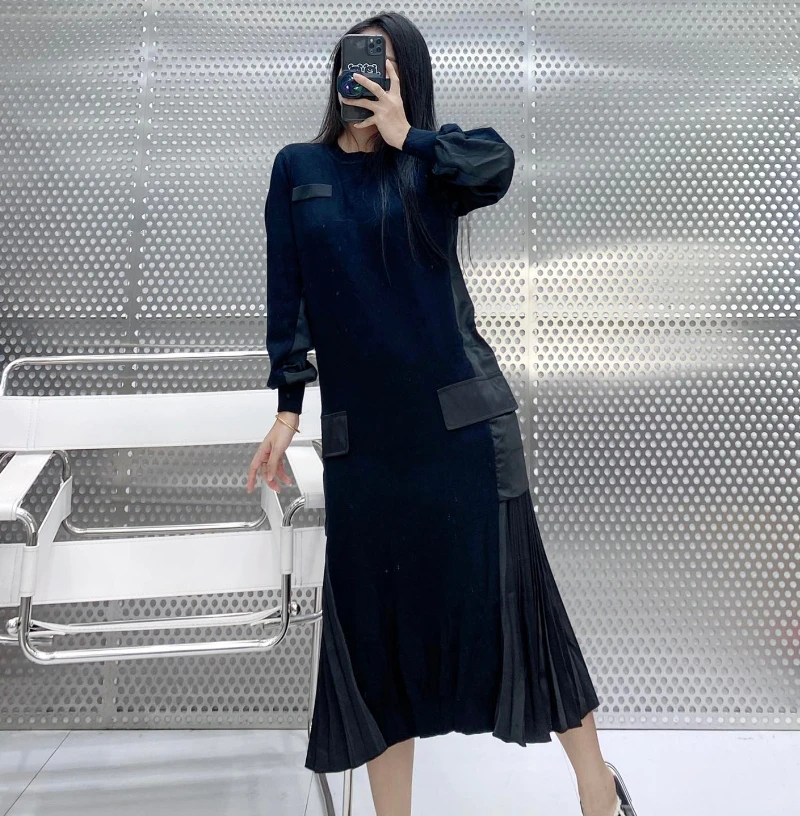118177 118178 Autumn Winter New Fashion Classic Trendy Brand Luxury Design Casual Versatile Women Dress
118177 118178 Autumn Winter New Fashion Classic Trendy Brand Luxury Design Casual Versatile Women Dress