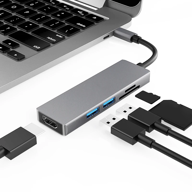 Type C Laptop Docking Station USB 3.0 HDMI 4K USB HUB for Laptop Pro HP Dell Surface Lenovo Samsung
Type C Laptop Docking Station USB 3.0 HDMI 4K USB HUB for Laptop Pro HP Dell Surface Lenovo Samsung