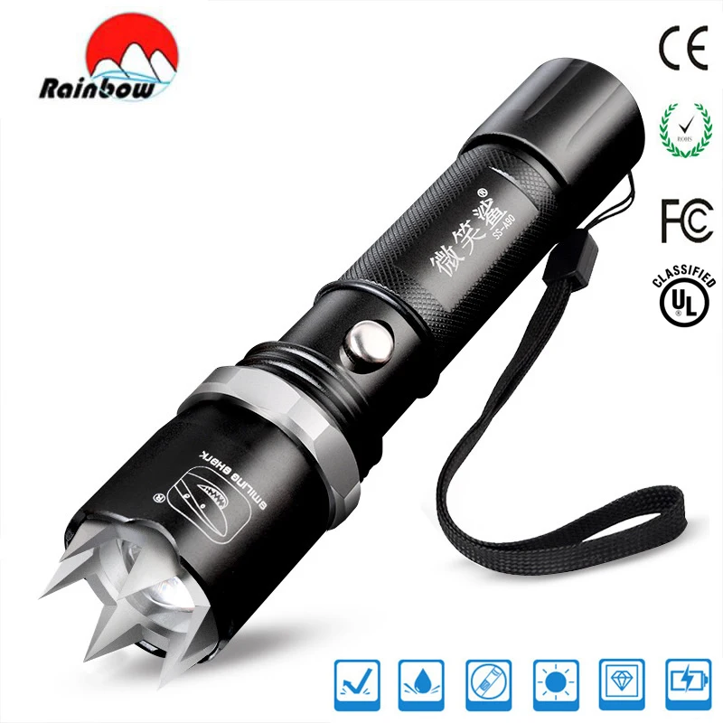 15000LM Ultra Bright T6 LED Flashlight Waterproof Aluminium Alloy Torch for Emergency Self Defense Rechargeable Zoom Hand Light
15000LM Ultra Bright T6 LED Flashlight Waterproof Aluminium Alloy Torch for Emergency Self Defense Rechargeable Zoom Hand Light