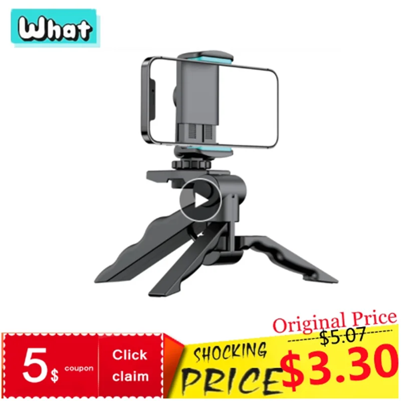 Foldable Phone Tripod Holder Portable Tripod 360°Rotation Phone Stand Holder For Gopro IPhone Samsung Xiaomi Huawei Phone
Foldable Phone Tripod Holder Portable Tripod 360°Rotation Phone Stand Holder For Gopro IPhone Samsung Xiaomi Huawei Phone