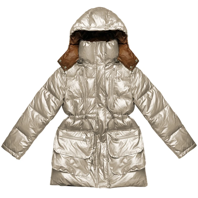 Glossy Cotton Jacket Women Winter Hooded Parka Korean Loose Solid Padded Jacket Fashion Mid-length Warm Overcoat Women Tide G278
Glossy Cotton Jacket Women Winter Hooded Parka Korean Loose Solid Padded Jacket Fashion Mid-length Warm Overcoat Women Tide G278