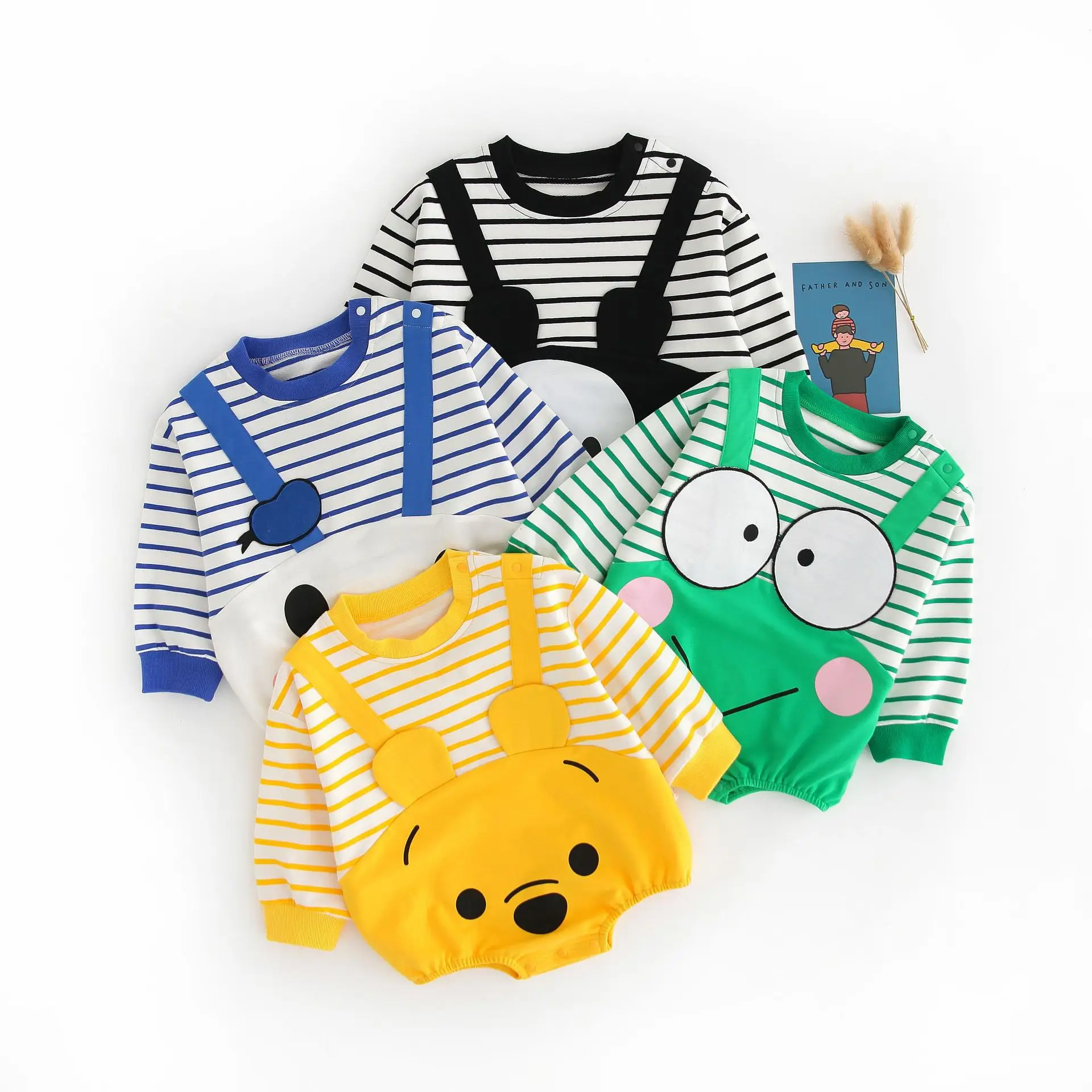 2021 Autumn New Baby Girls Boys Bodysuit Round Collar Long Sleeves Cartoon Cotton Jumpsuit Newborn Infant Casual Clothes
2021 Autumn New Baby Girls Boys Bodysuit Round Collar Long Sleeves Cartoon Cotton Jumpsuit Newborn Infant Casual Clothes