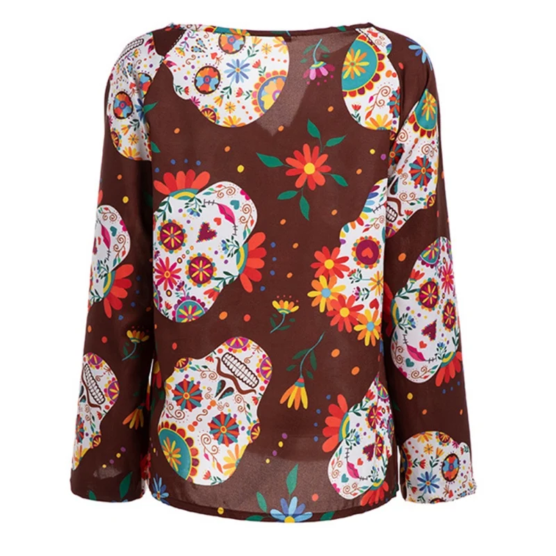 Casual Printed Chiffon Women Blouse and Tops Fashion Puff Long Sleeve V-Neck Blouse Blusas High Street Lady Shirts Clothes
Casual Printed Chiffon Women Blouse and Tops Fashion Puff Long Sleeve V-Neck Blouse Blusas High Street Lady Shirts Clothes
