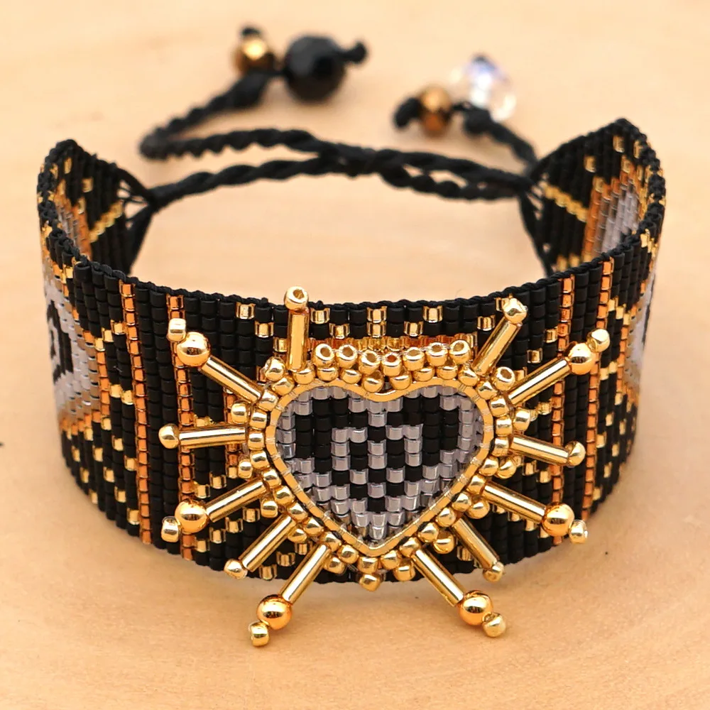 SHINUSBOHO Men Bracelet Classic MIYUKI Heart Bracelets Women Fashion Luxury Jewelry Love 3D Pulseras Mujer Moda 2020 CouplesGift
SHINUSBOHO Men Bracelet Classic MIYUKI Heart Bracelets Women Fashion Luxury Jewelry Love 3D Pulseras Mujer Moda 2020 CouplesGift
