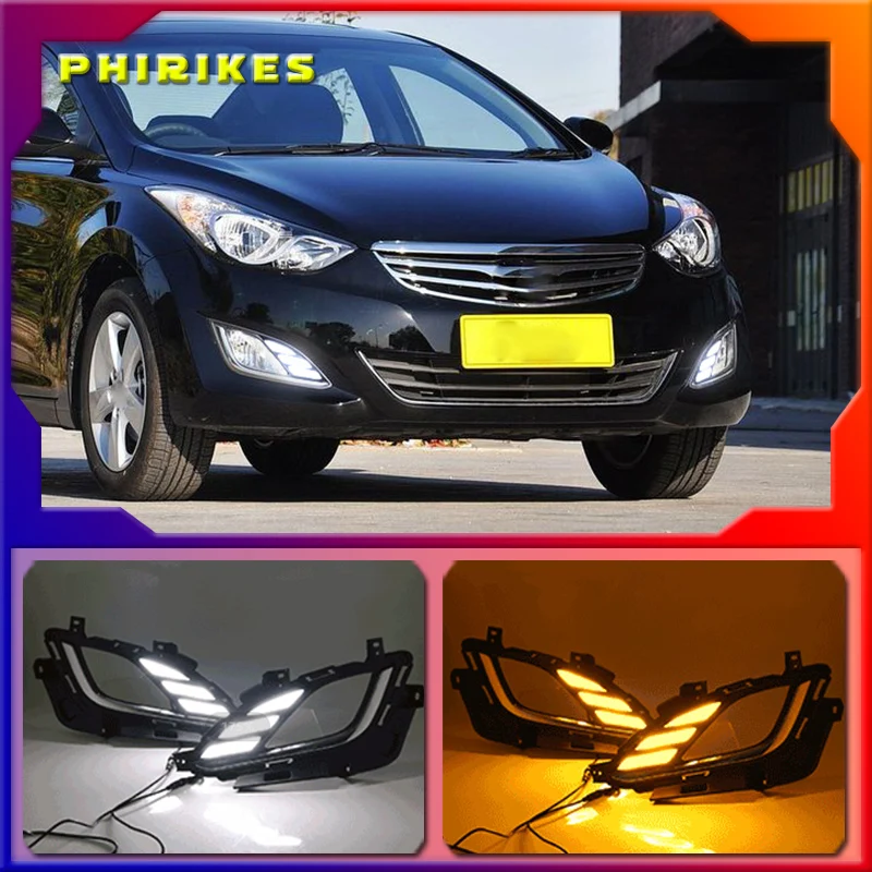 2pcs For Hyundai Elantra LED DRL Daytime Running Light with Turn lights 2012-2016 Year V1
2pcs For Hyundai Elantra LED DRL Daytime Running Light with Turn lights 2012-2016 Year V1