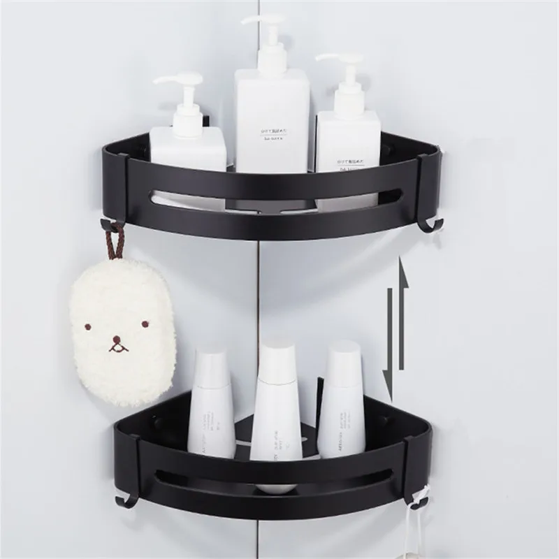 Bath Hardware Set Aluminum Towel Rack Towel Bar Corner Shelf Robe HooksToilet Brush Holder Nail Punched Black Free Shipping
Bath Hardware Set Aluminum Towel Rack Towel Bar Corner Shelf Robe HooksToilet Brush Holder Nail Punched Black Free Shipping