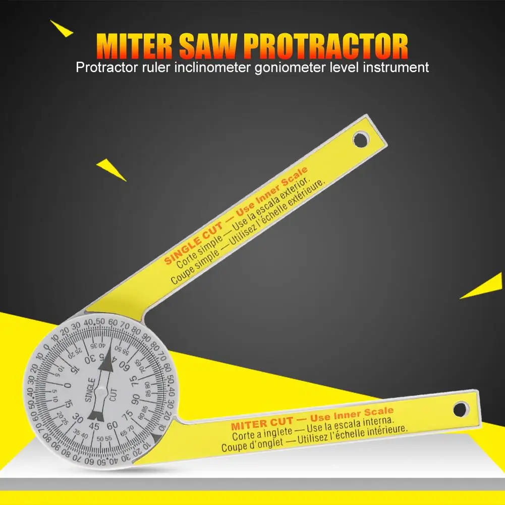 Level Angle Gauge Ruler Dial Protractor ABS Woodworking Inclinometer Goniometer High Precision Measuring Instruments
Level Angle Gauge Ruler Dial Protractor ABS Woodworking Inclinometer Goniometer High Precision Measuring Instruments