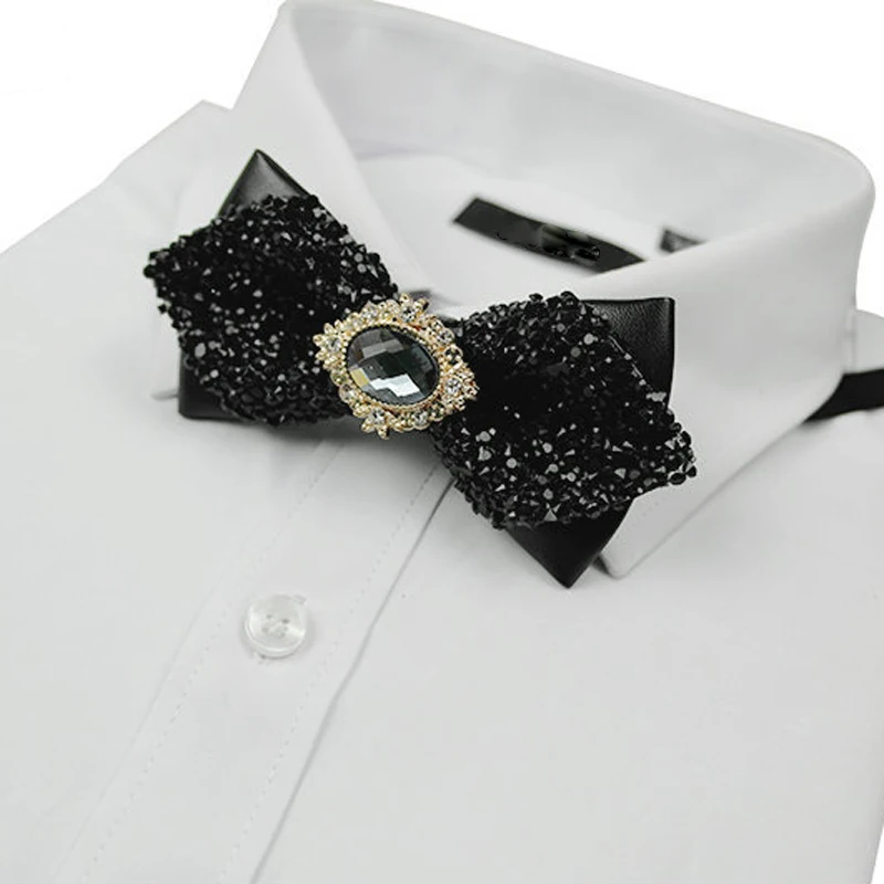 Crystal Bow Tie Korean Men's Unisex Suit Shirt Starry Bow Flower Host Wedding Groom High-grade Luxury Ultra Flash Bowtie Gifts
Crystal Bow Tie Korean Men's Unisex Suit Shirt Starry Bow Flower Host Wedding Groom High-grade Luxury Ultra Flash Bowtie Gifts