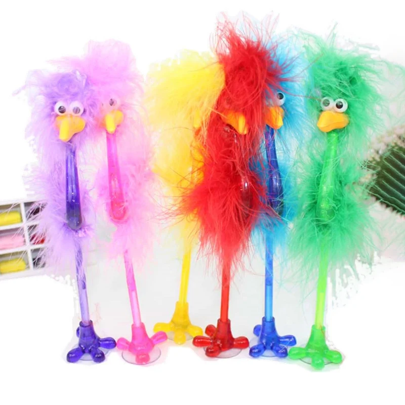 Kawaii Cartoon Ostrich Shape Ballpoint Pen 0.7mm Blue Ink Creative Feather Pens for Student Office Writing Stationery Supplies
Kawaii Cartoon Ostrich Shape Ballpoint Pen 0.7mm Blue Ink Creative Feather Pens for Student Office Writing Stationery Supplies