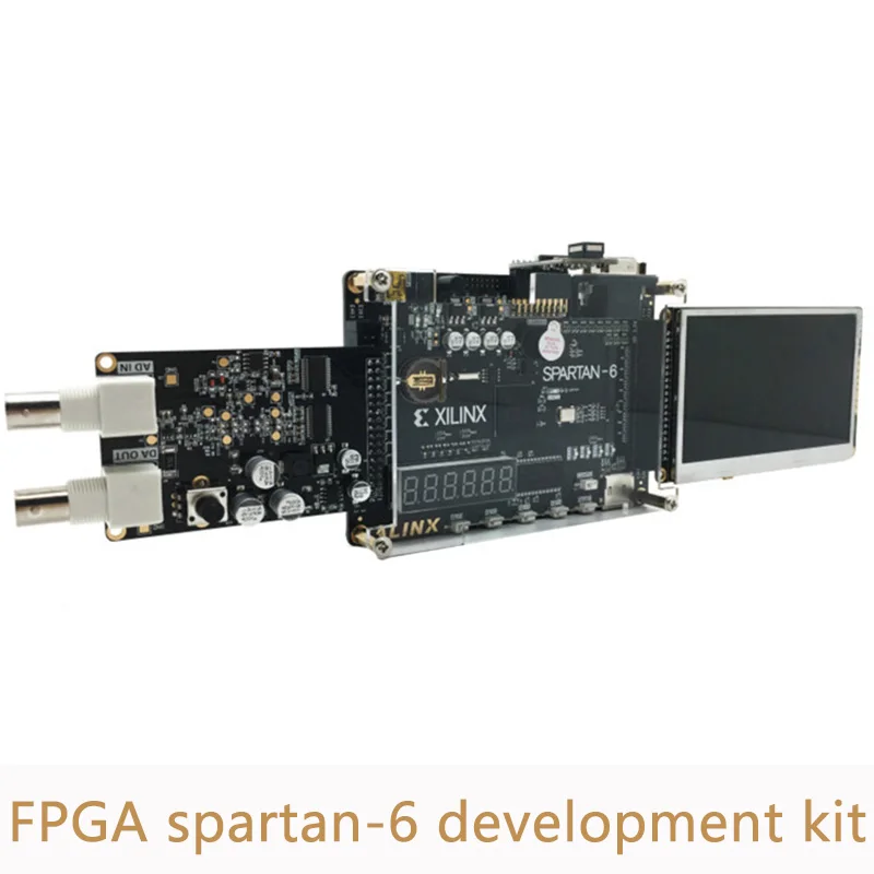 Xilinx Spartan 6 FPGA Development Board Kit includes FPGA spartan 6 development board AD/DA module and 4.3 inch TFT LCD
Xilinx Spartan 6 FPGA Development Board Kit includes FPGA spartan 6 development board AD/DA module and 4.3 inch TFT LCD