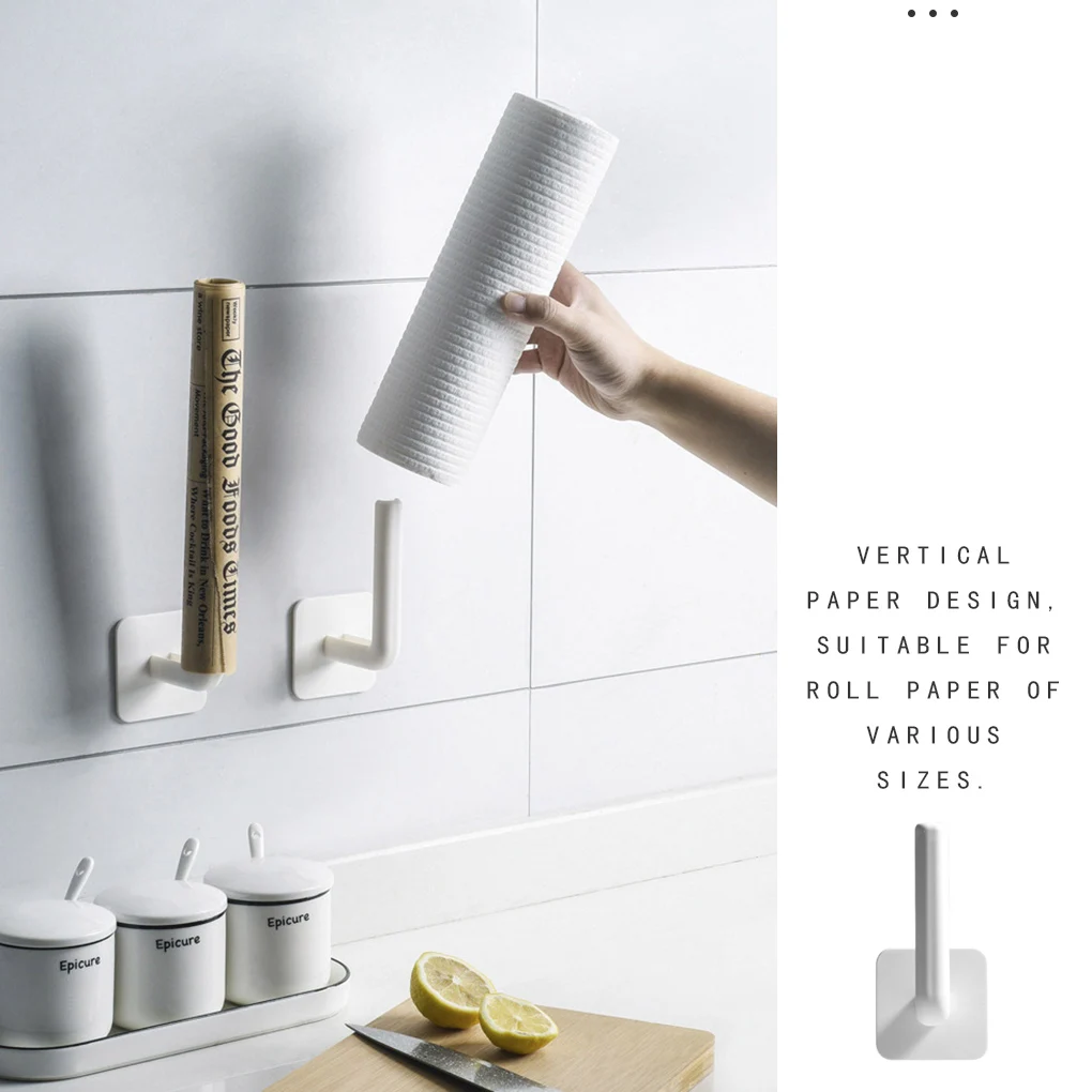 1Pc Kitchen Self-adhesive Accessories Under Cabinet Paper Roll Rack Towel Holder Tissue Hanger Storage Rack for Bathroom Toilet
1Pc Kitchen Self-adhesive Accessories Under Cabinet Paper Roll Rack Towel Holder Tissue Hanger Storage Rack for Bathroom Toilet