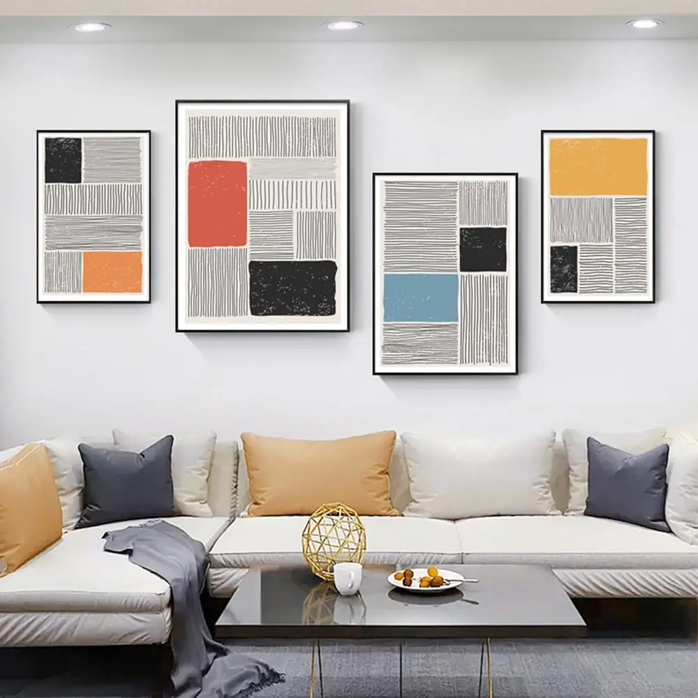 Abstract Colorful Black White Yellow Geometric Line Canvas Painting Wall Art Picture Poster Print For Living Room Home Decor
Abstract Colorful Black White Yellow Geometric Line Canvas Painting Wall Art Picture Poster Print For Living Room Home Decor