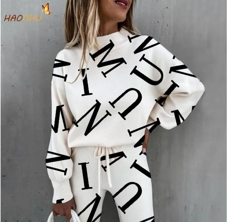 HAOOHU Women's Tie Dye Printing Turtle Neck Long Sleeve Fashion Leisure Suit Female Tracksuit 2 Piece Set 2021 Summer Casual 
HAOOHU Women's Tie Dye Printing Turtle Neck Long Sleeve Fashion Leisure Suit Female Tracksuit 2 Piece Set 2021 Summer Casual