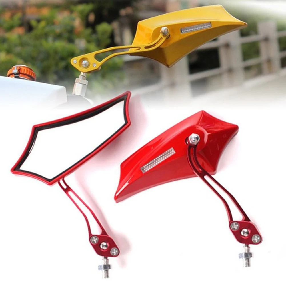 1 Pair Motorcycle 8/10mm Rear View Side Mirror Motorcycle Bike Scooter Universal Red/Blue/Golden/Black
1 Pair Motorcycle 8/10mm Rear View Side Mirror Motorcycle Bike Scooter Universal Red/Blue/Golden/Black
