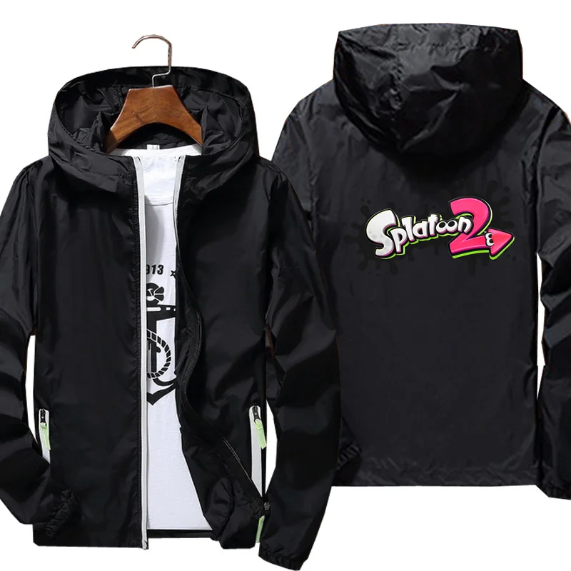 2021 Men's w er Splatoon2 logo printing jacket Reflective Skin Sun Spring Autumn parkas
2021 Men's w er Splatoon2 logo printing jacket Reflective Skin Sun Spring Autumn parkas
