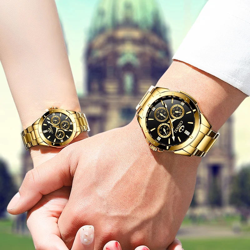 CHENXI Brand Luxury Gold Wrist Watch Men Women Watches Stainless Steel Quartz Waterproof Business Casual Lover Watches Gift
CHENXI Brand Luxury Gold Wrist Watch Men Women Watches Stainless Steel Quartz Waterproof Business Casual Lover Watches Gift