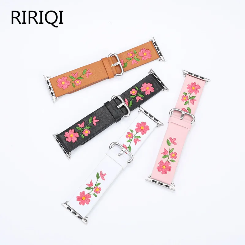 Substituir Apple Assista Leather Strap 38mm 42mm 1 2 3 Série Flor Vermelha Bordado Dos Homens das Senhoras Rep substituição dos
Substituir Apple Assista Leather Strap 38mm 42mm 1 2 3 Série Flor Vermelha Bordado Dos Homens das Senhoras Rep substituição dos