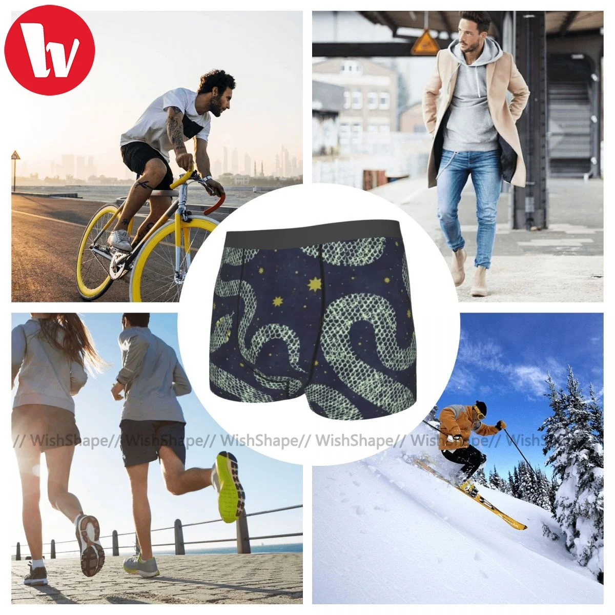 Snake Underwear Pouch Trenky Polyester Trunk Sublimation Plain Boy Boxer Brief
Snake Underwear Pouch Trenky Polyester Trunk Sublimation Plain Boy Boxer Brief