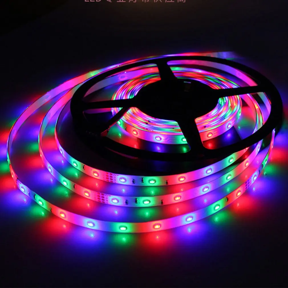 New LED Strip Light USB 2835SMD DC12V Flexible LED Lamp Tape Ribbon RGB 5M TV Desktop Screen BackLight Diode Tape Remote Control
New LED Strip Light USB 2835SMD DC12V Flexible LED Lamp Tape Ribbon RGB 5M TV Desktop Screen BackLight Diode Tape Remote Control