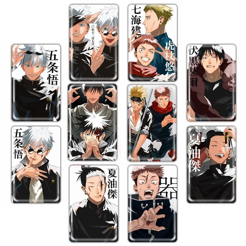 10Pcs Jujutsu Kaisen Anime Stickers Crystal card Sticker Waterproof Decals Skateboard Stickers For Laptop Suitcase Guitar Fridge
10Pcs Jujutsu Kaisen Anime Stickers Crystal card Sticker Waterproof Decals Skateboard Stickers For Laptop Suitcase Guitar Fridge