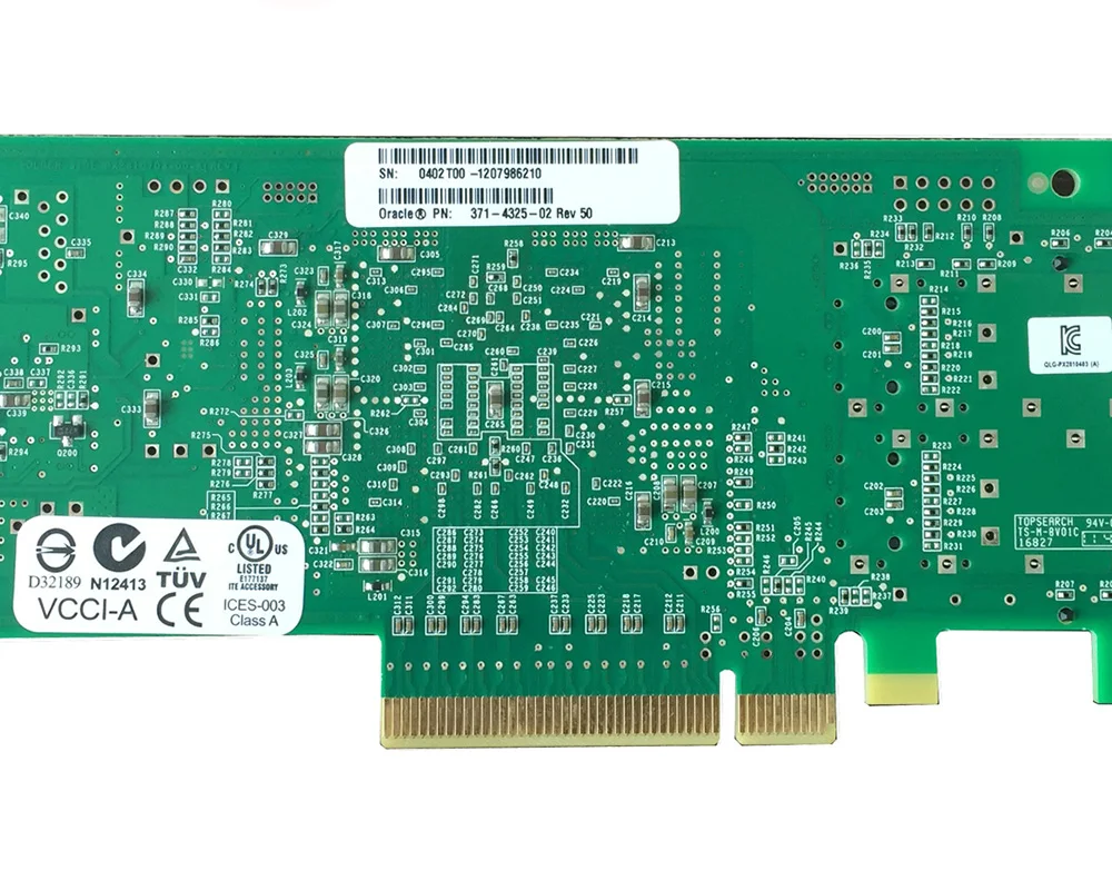 Pulled 371-4325-02 Qlogic QLE2562 8GB Dual Port FC HBA PCIe Card Full/Low Bracket
Pulled 371-4325-02 Qlogic QLE2562 8GB Dual Port FC HBA PCIe Card Full/Low Bracket